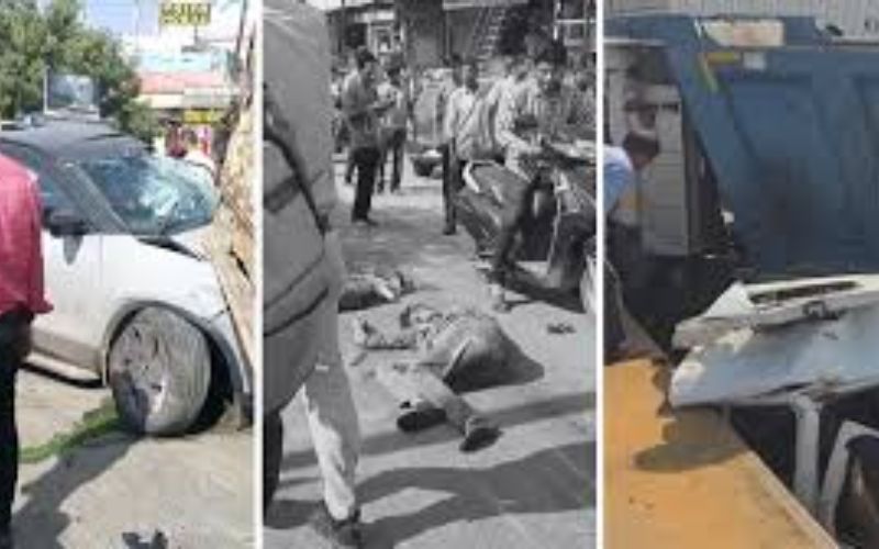 जयपुर हादसा: बेकाबू डंपर ने 400 मीटर में 17 गाड़ियां रौंदी, 14 की मौत — ड्राइवर कल्याण मीणा पर हत्या का केस दर्ज